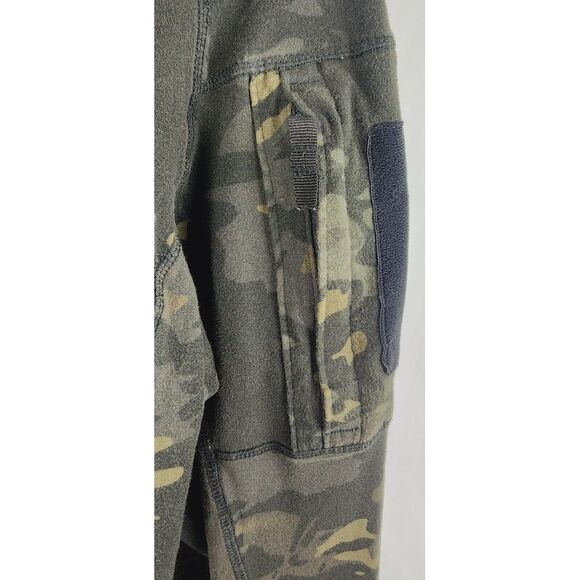 Mens Tactical Combat Frog Suit Shirt Camo Compression‎ 1/4 Zip Medium - Picture 2 of 6